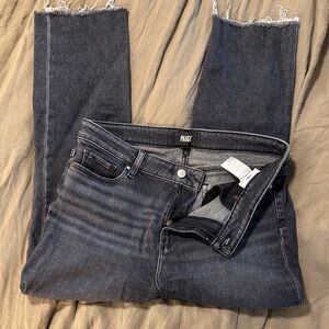 PAIGE Women's Dark Gray Jeans